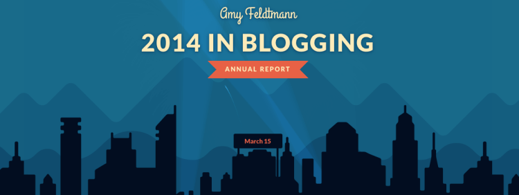 Blogging annual report image