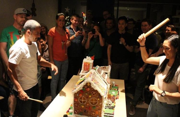 Demolition imminent during the 2014 smashing (Photo provided by Jeanette)