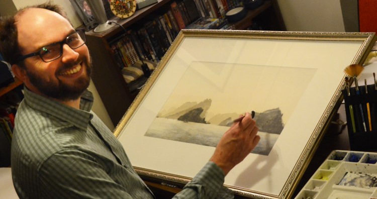 At work (Photo supplied by Lucasz)