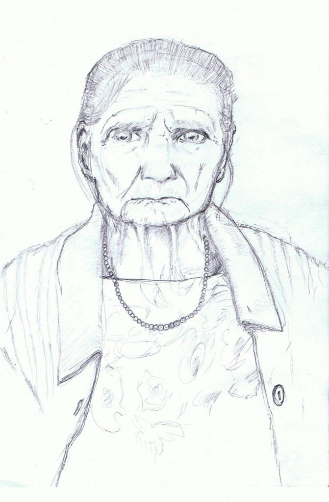 Ciocia Ola (Drawing by Lucasz Dziadkiewicz) 