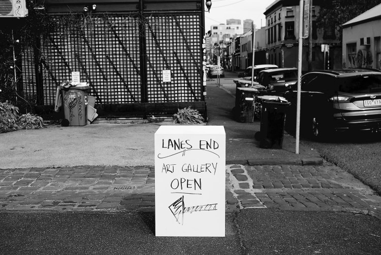 Cubist art, off Brunswick Street, Fitzroy