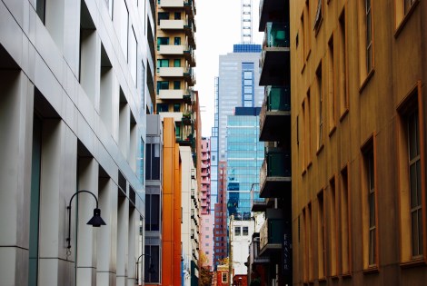 Colour blocks, Exploration Lane, Melbourne