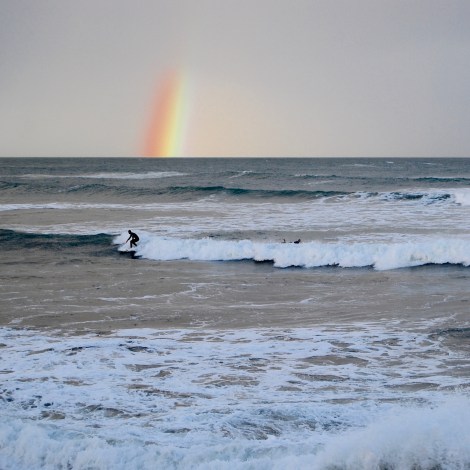 Rainbow wave, Point Lonsdale, Victoria 