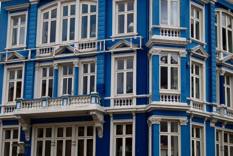 Blue Bergen windows (August 2016). By Amy Feldtmann. 