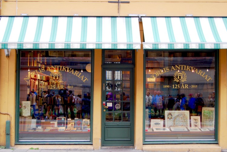 Oslo windows in view from the gallery queue, Norway