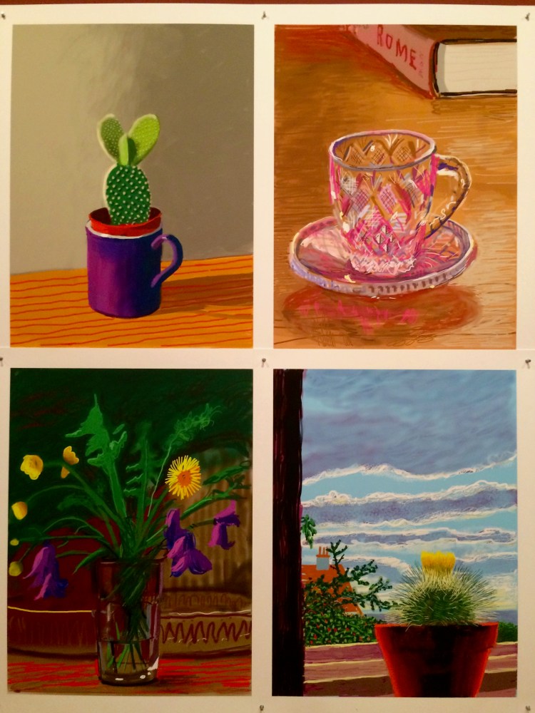 David Hockney 'Current' exhibition at National Gallery of Victoria, Melbourne