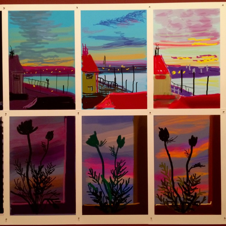 David Hockney 'Current' exhibition at National Gallery of Victoria, Melbourne