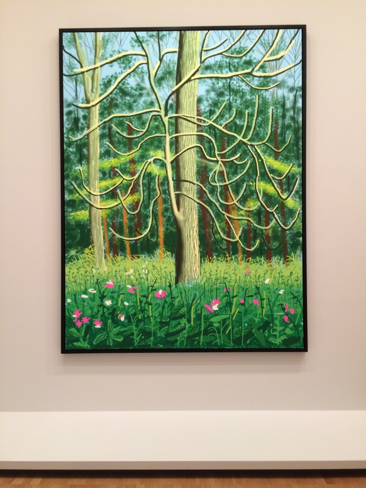 David Hockney 'Current' exhibition at National Gallery of Victoria, Melbourne