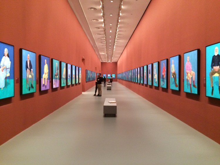 David Hockney 'Current' exhibition at National Gallery of Victoria, Melbourne