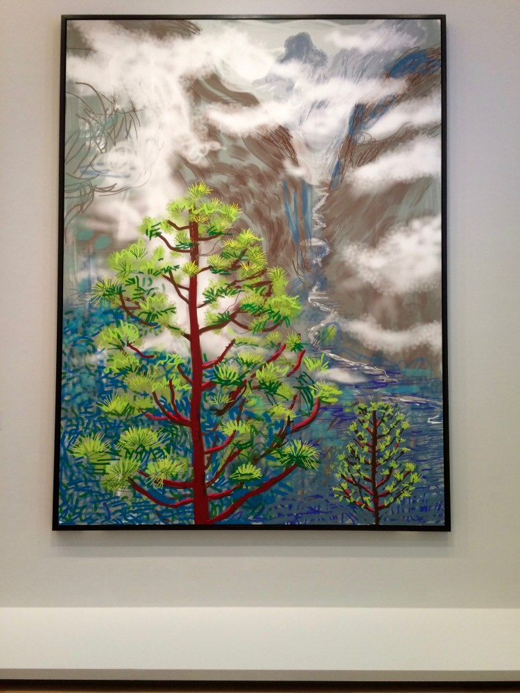 David Hockney 'Current' exhibition at National Gallery of Victoria, Melbourne