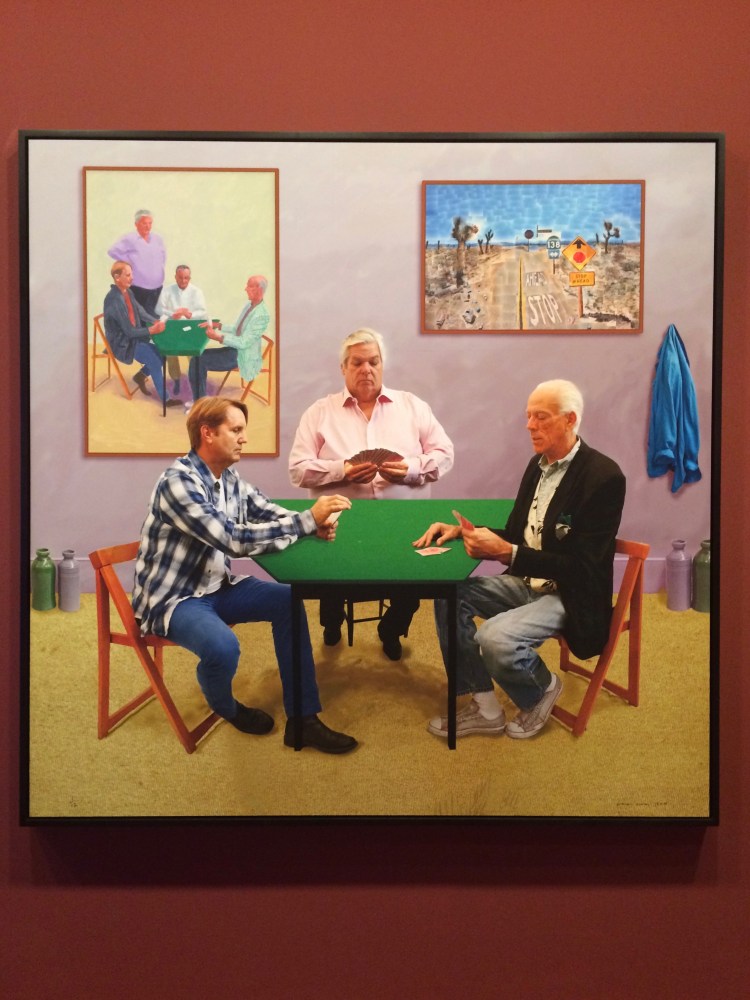 David Hockney 'Current' exhibition at National Gallery of Victoria, Melbourne