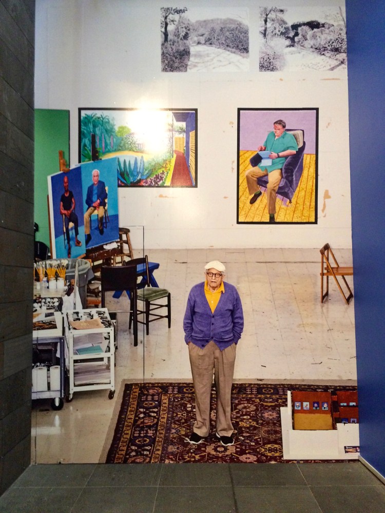 David Hockney 'Current' exhibition at National Gallery of Victoria, Melbourne